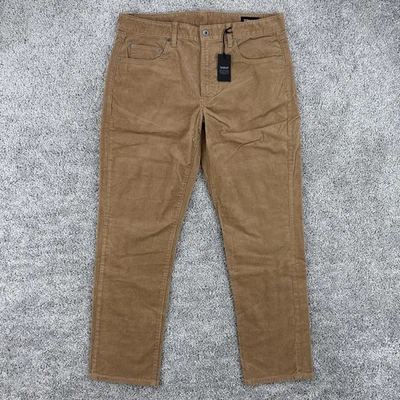 Bonobos Pants Men’s Size Tag-34x30 / Fits-34x29 NWT Brown Corduroy Slim 5 Pocket - Image 1 of 4