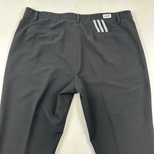 Pantalones de rendimiento de golf Adidas para hombre 42x32 poliéster ligeros negros elásticos - Imagen 1 de 13