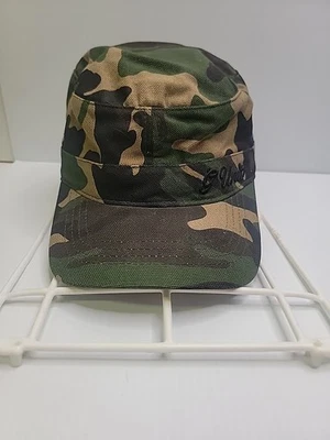 Gorra de camuflaje vintage G Unit Reebok verde marrón mediana Foto 1 de 4