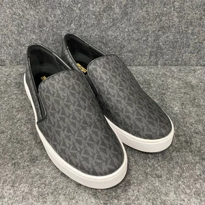 MICHAEL KORS Keaton Slip On Casual Shoes Women's Size 10 Black - Picture 1 of 7