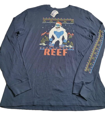 Reef Long Sleeve Shirt NWT Men's XXL Holiday Christmas - Image 1 of 4