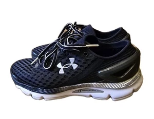 Under Armour ~ Gemini Speedform ~ Herrenschuh Größe 8 ~ schwarz/silber ~ guter Zustand - Bild 1 von 12