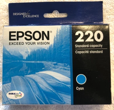 Cartucho Epson 220 cian capacidad estándar Foto 1 de 3