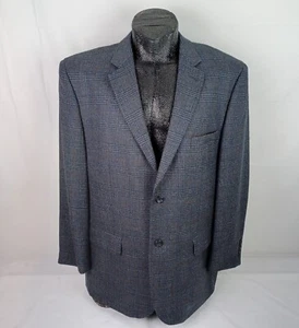 Joseph & Feiss Gold Sportcoat 48R Men Lambswool Check Multicolor 2-Button Jacket - Picture 1 of 9