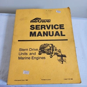 MerCruiser Service Manual Stern Drive Units and Marine Engines BS941 - Bild 1 von 9