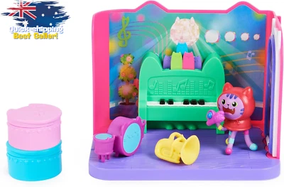 Gabby’s Dollhouse Groovy Music Room Playset Deluxe Multicolor Toy Set - image 1 of 4