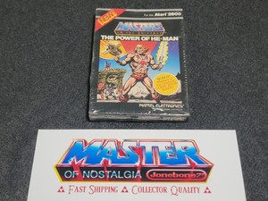 ATARI 2600 He-Man MASTERS OF THE UNIVERSE New Factory Sealed Game Rare CIB