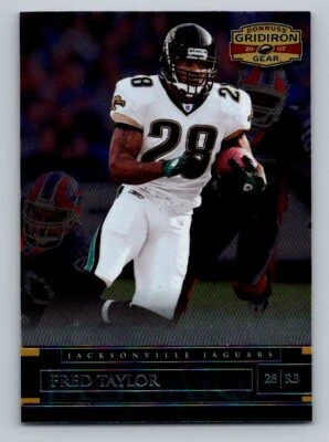 2007 Donruss Gridiron Gear   #84 Fred Taylor  Jacksonville Jaguars - Image 1 of 2