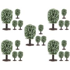  20 pcs Miniature Model Trees DIY Landscape Miniature Trees Models Sand Table
