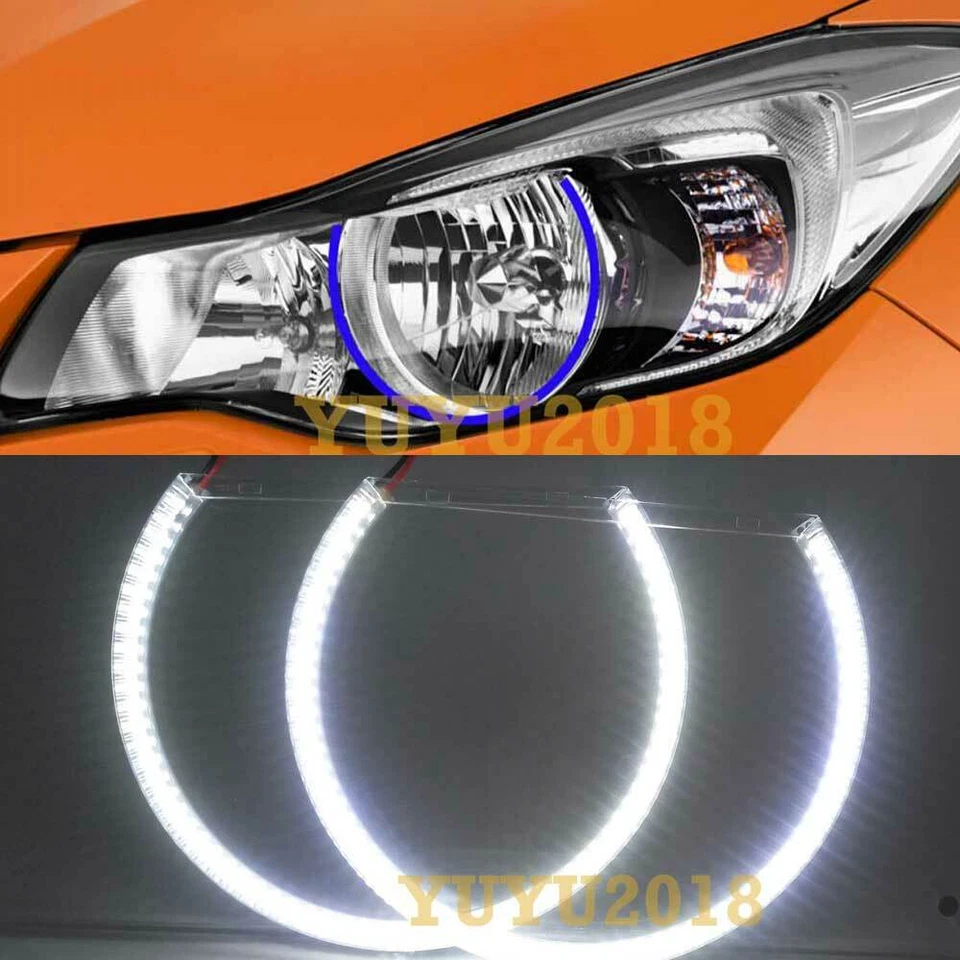 Anillo halo SMD para Subaru XV Crosstrek 13-15 faro demonio ángel ojos lámpara DRL Foto 1 de 4