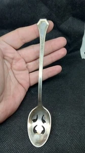 Cuchara de oliva Reed & Barton Seirra plato de plata - Imagen 1 de 3