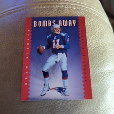 1997 Pinnacle X-Press Bombs Away #4 Drew Bledsoe New England Patriots
