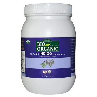 Indus Valley Bio Organic Herbal Indigo Powder 400G - Image 1 of 4
