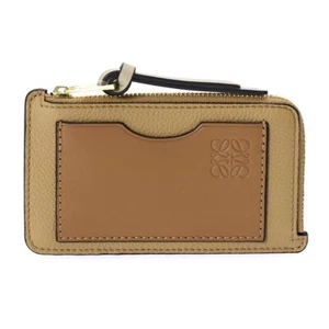LOEWE Card Holder Women Mini Wallet Leather C660Z40X07 0608 Toffee / Tan - Picture 1 of 9