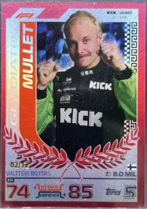 2024 Topps Turbo Attax Formula 1 F1 Valtteri Bottas Gladiator Red /12 #324 - Picture 1 of 2