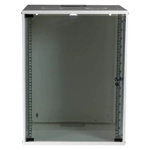 19" Wandgehäuse Netzwerkschrank unmontiert 15HE Tiefe 600mm weiß ProfiPatch - Afbeelding 1 van 13