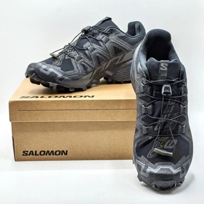 Salomon “Speedcross 6” Men’s Moderate Terrain Running Shoe [Black/Phantom] - NEW - Image 1 of 4