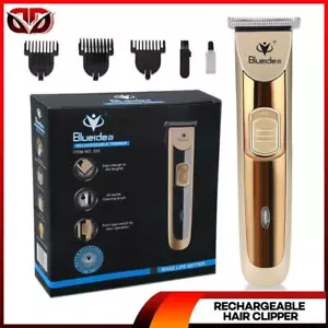 Electric Rechargeable Hair Clipper Trimmer Grooming Men Beard Shaver Razor Pro - Picture 1 of 5