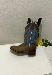 Laredo Western Brown Embroidered Cowboys Boots Women’s 7M - Picture 1 of 12