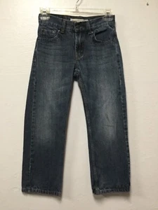 Jeans de mezclilla Levi Strauss 505 para niños talla 8 regular 24 X 22 azul 207 - Imagen 1 de 7