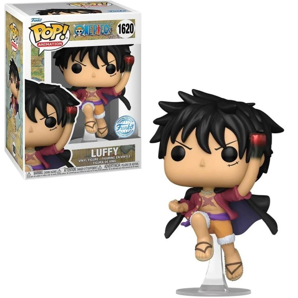 Funko Pop Animation One Piece Luffy Uppercut Metallic Special Edition #1620