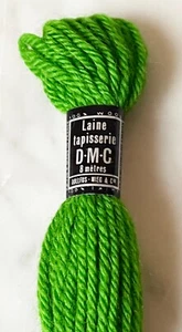 DMC Laine Tapisserie France 100% Wool Tapestry Yarn - 1 Skein Green #7344 - Picture 1 of 4