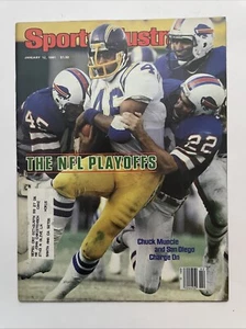 Sports Illustrated Magazine January 1981 Chuck Muncie San Diego Chargers - Picture 1 of 1