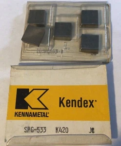 Lot Of 10 Kennametal Kendex  Carbide Inserts,  SPG 533, Grade K420 - Picture 1 of 5
