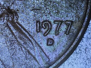 1977 D Cent (FILLED D ERROR!) And More View - Picture 1 of 6