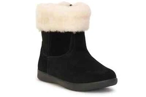 Niño pequeño UGG Australia Jorie II 1097034T gamuza negra 100 % original nuevo - Imagen 1 de 6