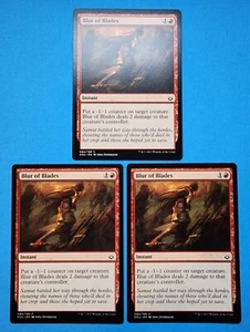 3x Blur of Blades Hour of Devastation 2017 Mtg Magic Gathering Card Instant 84 - Picture 1 of 4