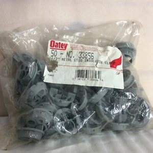 Pack of 50, 1/2" Metal Stud Insulator Gray Oatey #33856 - Picture 1 of 4