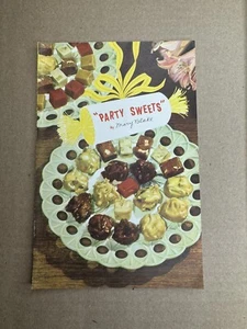 1953 Party Süßigkeiten Nelke Milch Rezepte Broschüre Papier Ephemera Mary Blake - Bild 1 von 10