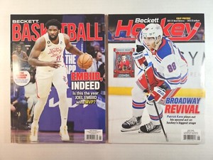 BECKETT BASKETBALL PRICE GUIDE MAGAZINE MAY 2023 & BECKETT HOCKEY MAY 2023!