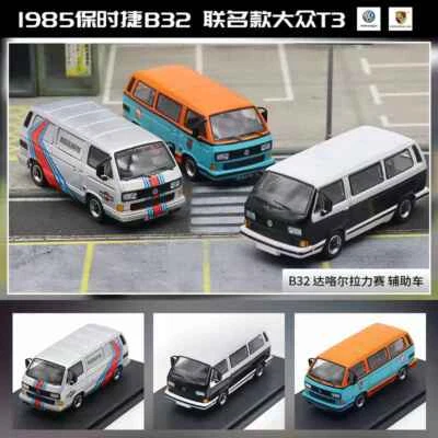 Master VW T3 Martini Oil Van Diecast Toys Car Models Miniature Hobby Gifts 1:64