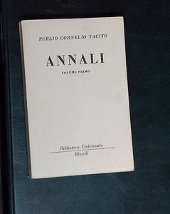 51408 Publio Cornelio Tacito - Annali (vol. primo) - BUR 1951 (II edizione) - Imagen 1 de 3