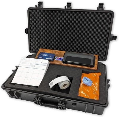Deluxe FD-258 Fingerprinting Kit, Retabs, fd 258 applicant cards, ink, tactical - Image 1 of 4