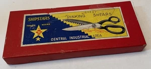 NOS - Cesoie rosa lunghe 7" Shipstars vintage - Foto 1 di 5