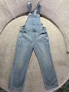 Old Navy Latzhose Jugend Large 10-12 blau Denim Latz verstellbare Taschen Kinder - Bild 1 von 8