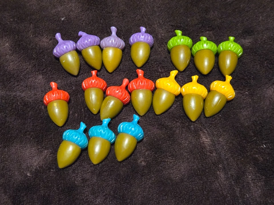 Peças de reposição para jogos de esquilo sorrateiros e lanches 17 bolotas - Imagem 1 de 1