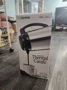 Zojirushi AFFB-19SAXA Premium Thermal Carafe 1.85L 64oz Vacuum Coffee Tea Steel - Picture 1 of 9