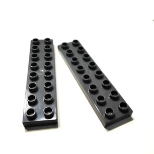 Lego Duplo Gris 2x8 Bloques Finos Ladrillos 2 piezas. C1 - Imagen 1 de 1