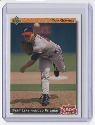 1992 Upper Deck Diamond Skills Tom Glavine Atlanta Braves #713 - Image 1 of 2