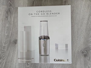 Cuisinart Cordless On the Go Blender Portable Rechargeable Silver RPB100U - Picture 1 of 6