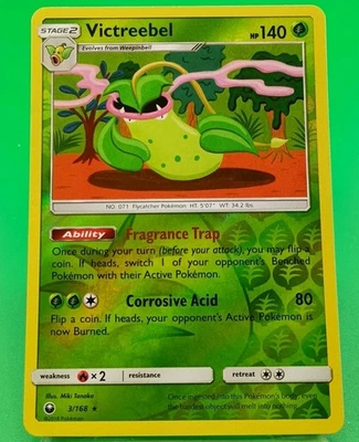 Pokemon Card Victreebel Celestial Storm Reverse Holo Rare 3/168 Near Mint - Image 1 of 2