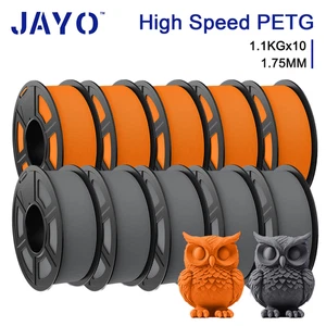 JAYO 10KG High Speed Matte PETG 3D Printer Filament Rapid PETG 1.75mm 1.1KG/SET - Picture 1 of 27