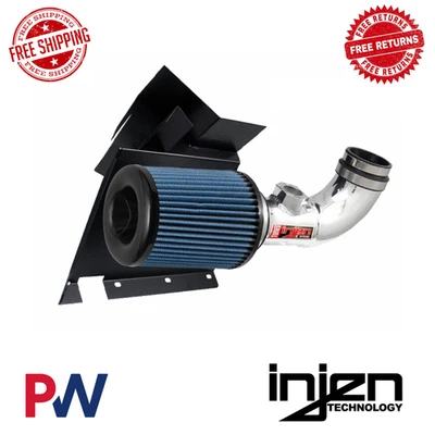 Sistema de entrada de ar frio Injen SP Short Ram polido para BMW 128i / 3-Series 3.0L - Imagem 1 de 3