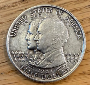 1921 ALABAMA COMMEMORATIVE HALF DOLLAR NOT GRADED N18 - Picture 1 of 3