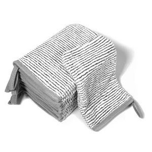8 Facial Body WashCloths, Soft Face Shower Coral Fleece Mitts Cleansing Bath - Picture 1 of 8