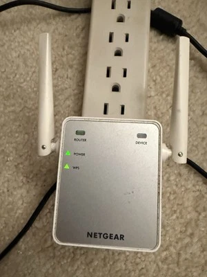NETGEAR EX2700 N300 WiFi Range Extender - Used Tested - Image 1 of 4